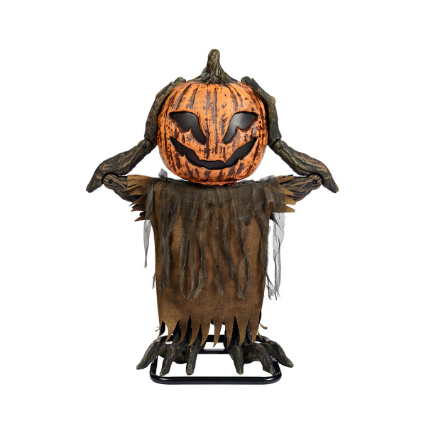 Haunted Living 3-ft Lighted Pop-Up Pumpkin Henchman Motion Activated Animatronic