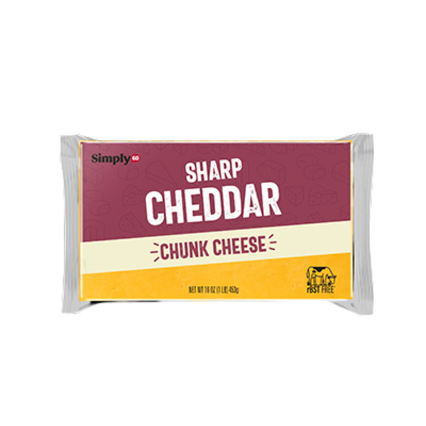 SimplyGO Chunk Sharp Cheddar Cheese