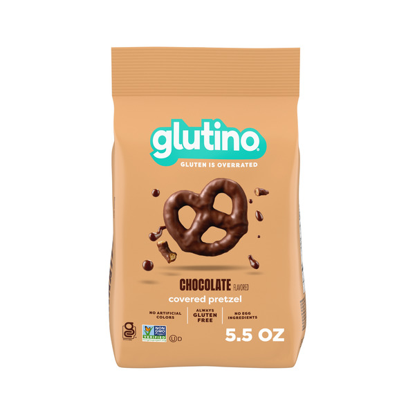 Glutino Gluten Free Fudge Covered Pretzels Same-Day Delivery or