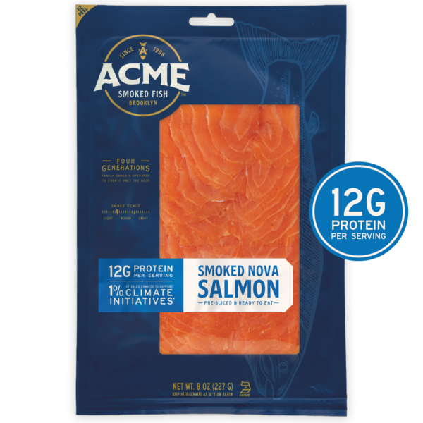 Acme Smoked Salmon, presliced - 8 oz