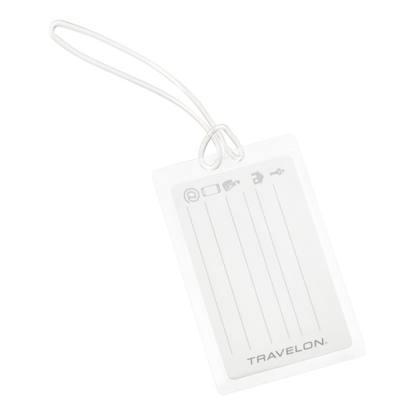 Travelon 19330-000 4.5" Clear PVC Luggage Tags