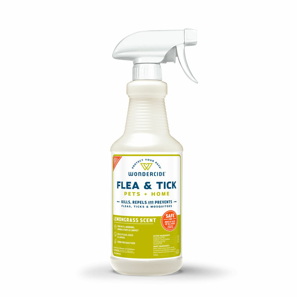 Wondercide Lemongrass Scented Natural Flea Tick & Mosquito Control Spray for Pets & Home