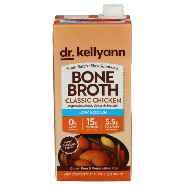 Dr. Kellyann Low Sodium Classic Chicken Bone Broth