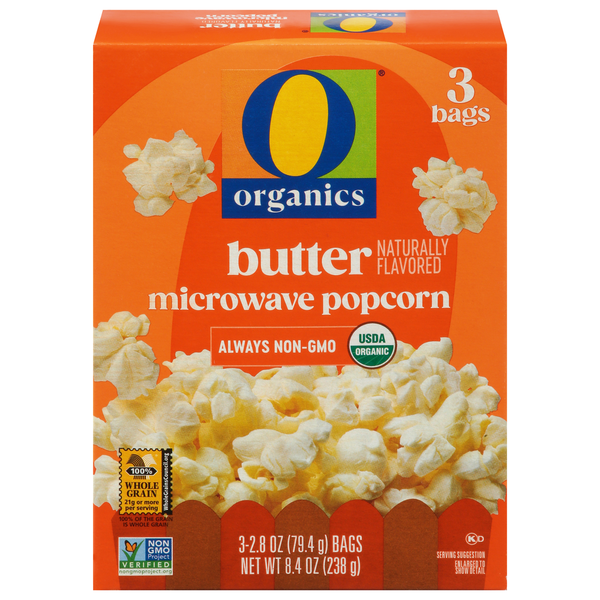 O Organics Butter Microwave Popcorn