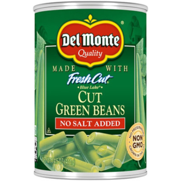 Del Monte No Salt Added Cut Green Beans