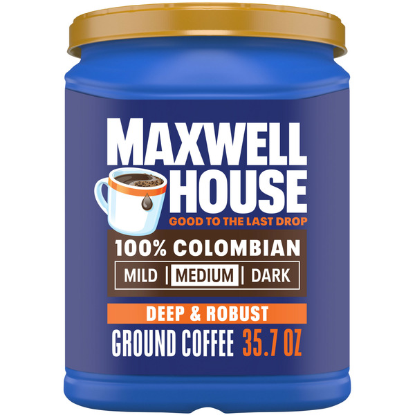 Maxwell House 100% Colombian Ground Coffee Same-Day Delivery or