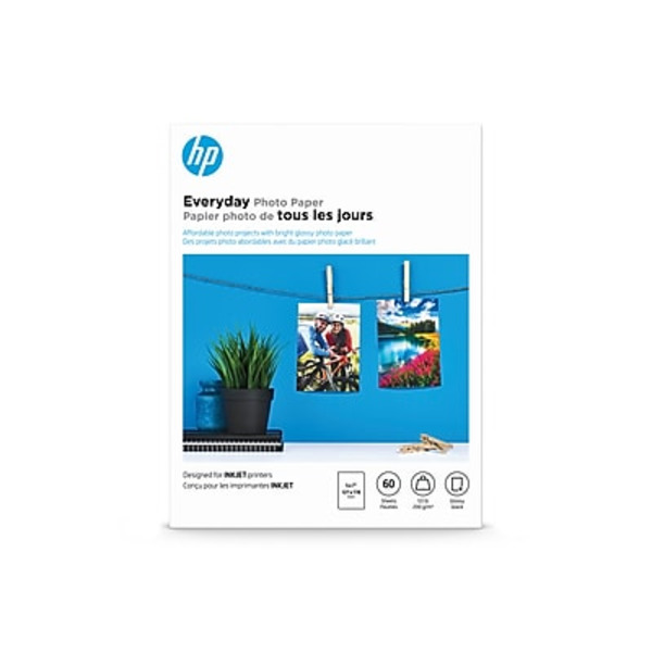 HP CH097A 5" x 7" Everyday Glossy Photo Paper