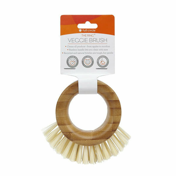Full Circle The Ring, Bamboo, Vegetable Scrub Brush