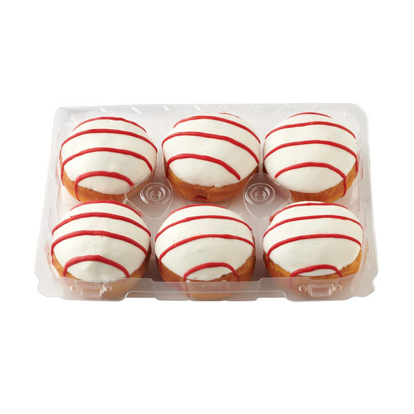 The Fresh Market Mini Raspberry Drizzle Doughnuts