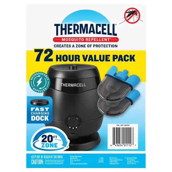 Thermacell E95 Mosquito Repellent + FAST-Charging Dock