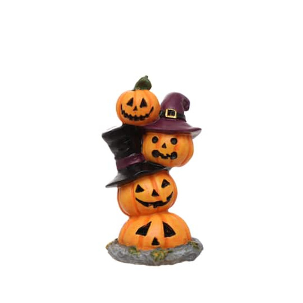 Ashland Mini Jack-O'-Lantern Stack Figurine
