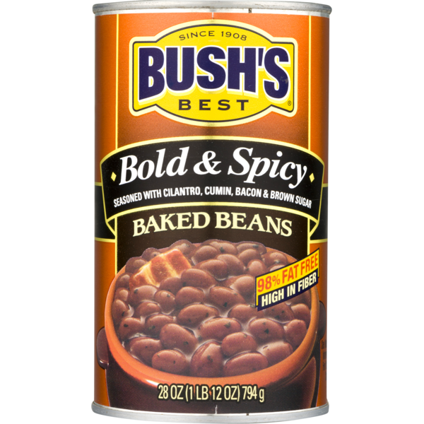 Bush's Best Bold & Spicy Baked Beans (28 oz) Instacart