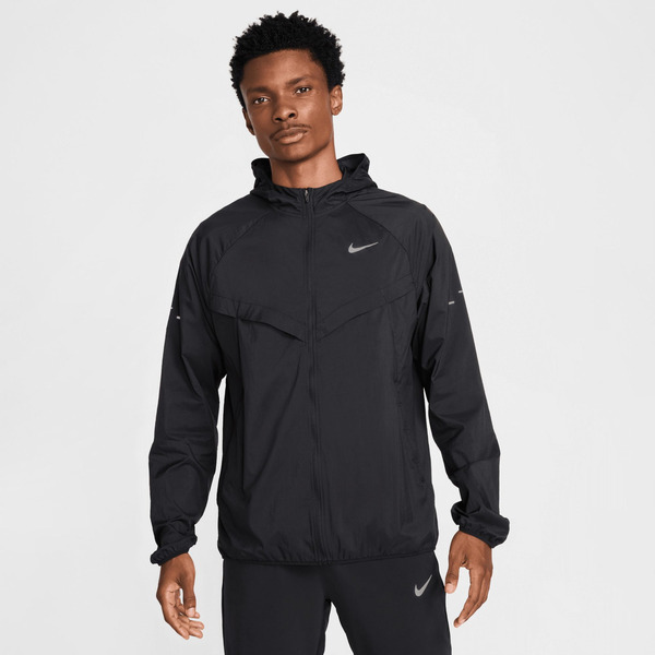 Nike Men's Stride Repel UV Running Jacket, S - Black