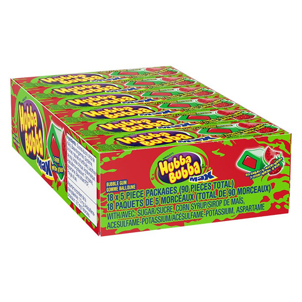 Hubba Bubba Max Strawberry Watermelon Bubble Gum
