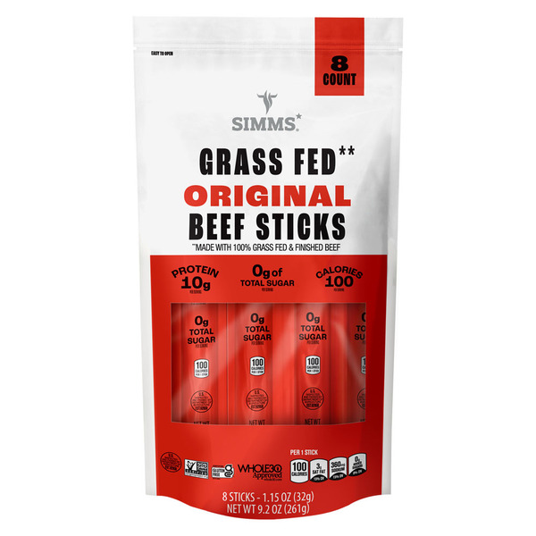 Simms Original Grass Fed Beef Sticks