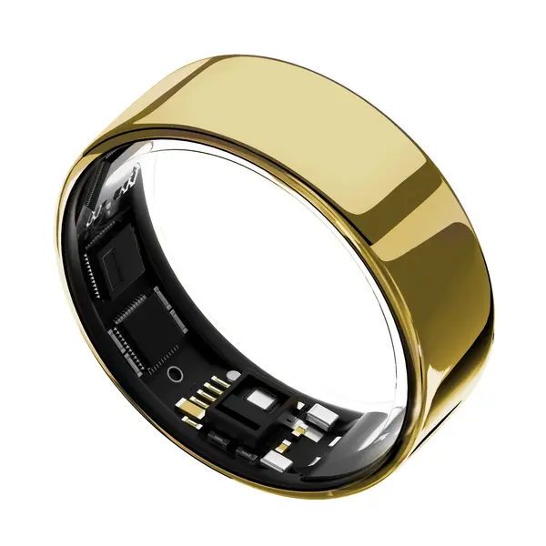 Ultrahuman Ring AIR with 2 Year Ultrahuman X Membership Bundle, Size 7 - Bionic Gold