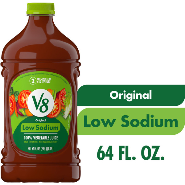 V8 Low Sodium Original 100% Vegetable Juice