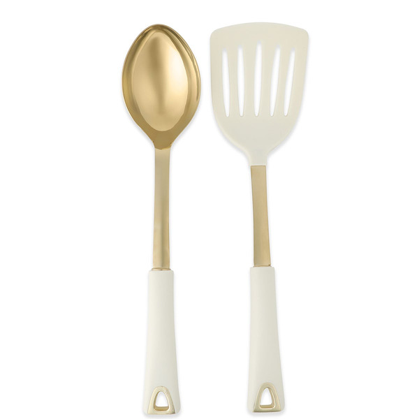Martha Stewart Lockton Slotted Turner, 14.5 x 4 x 2.75 in - Gold