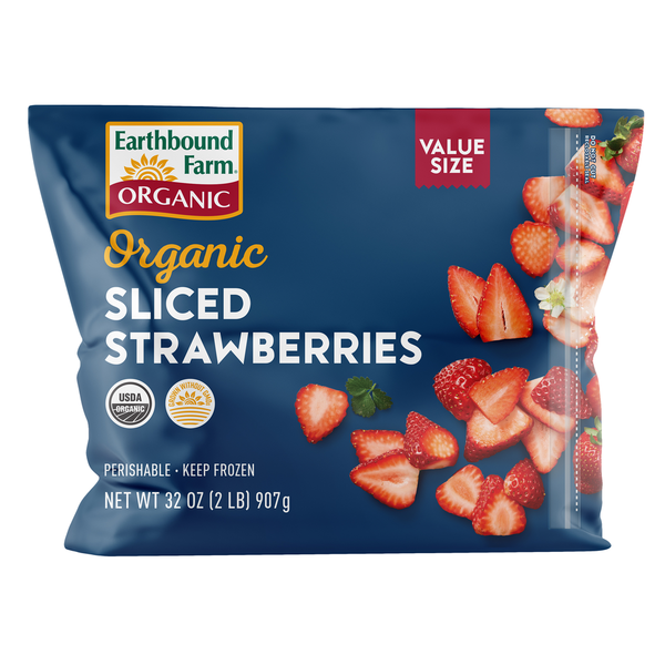 Earthbound Farm Frozen Organic Sliced Strawberries Same-Day Delivery or ...