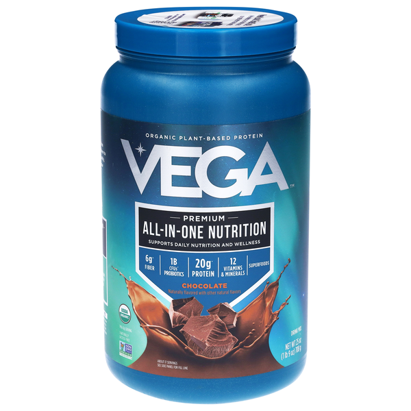 Vega Organic All-In-One Chocolate Nutrition Shake Same-Day