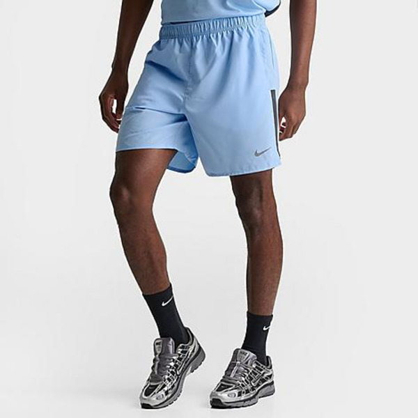 Nike Men's Dri-FIT Challenger Brief-Lined 7" Running Shorts, M - Psychic Blue/Anthracite
