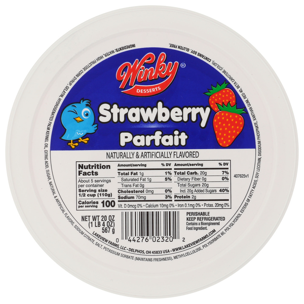 Winky Desserts Strawberry Parfait Same-Day Delivery or Pickup