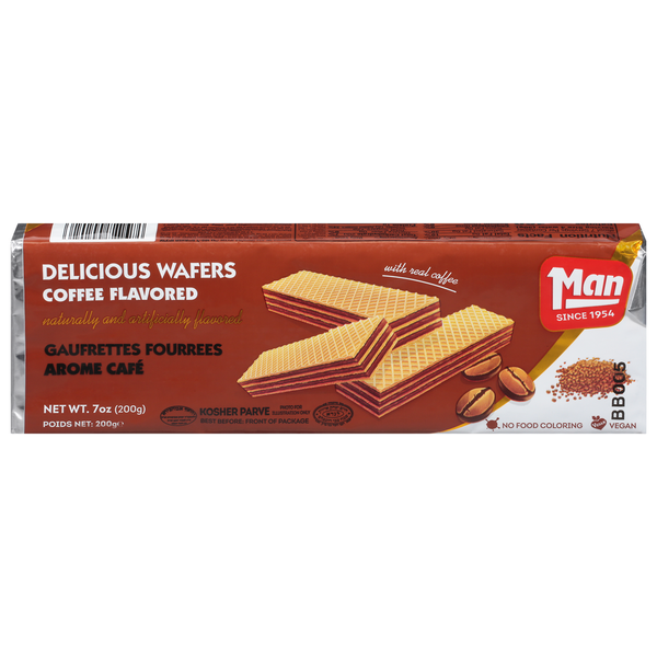 Paskesz Candy Company Man Coffee Wafers
