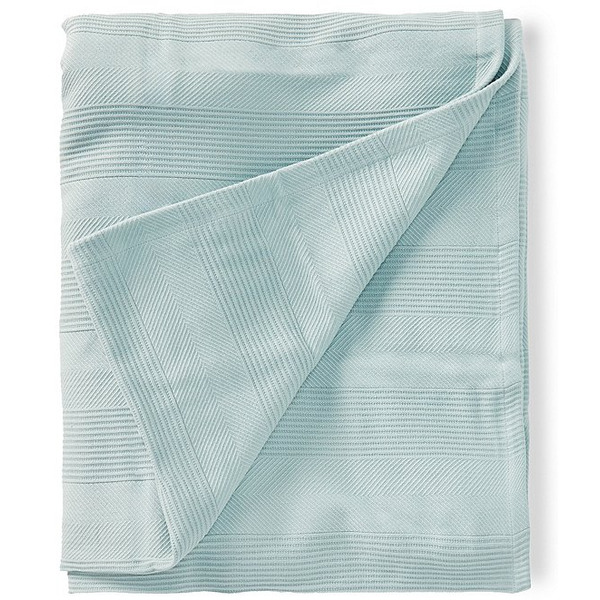 Southern Living Heirloom Textured Cotton Bed Blanket