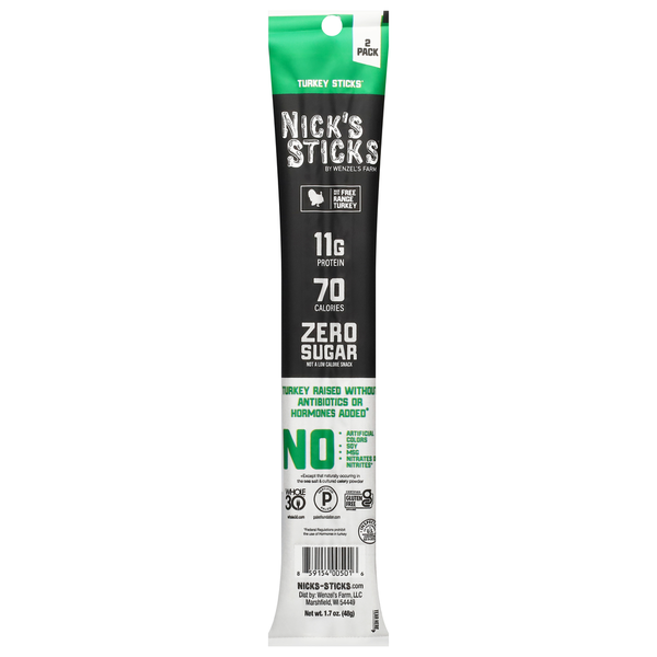 Nick's Sticks Turkey Sticks Same-Day Delivery or Pickup | Harmons