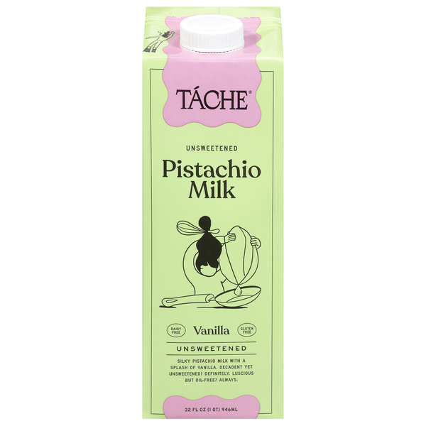 Tache Unsweetened Vanilla Pistachio Milk Same-Day Delivery