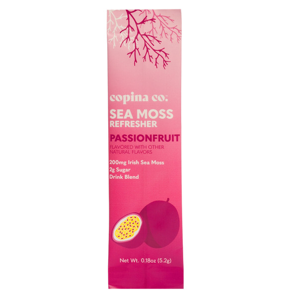 Copina Co. Passionfruit Sea Moss Refresher Drink Stick Pack Same