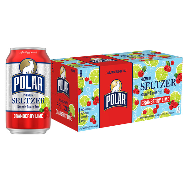 Polar Seltzer Cranberry Lime