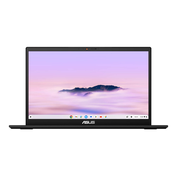 ASUS CX34 14" Chromebook Plus Laptop with Google AI, Intel Core 5 120U, 8 GB RAM, 128 GB SSD – Staid Black