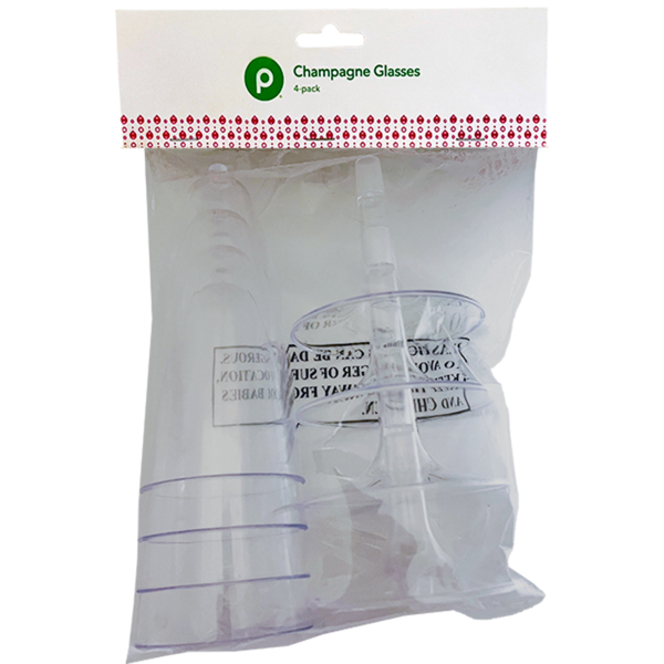 Publix Publix Plastic Champagne Glasses Pickup Instacart
