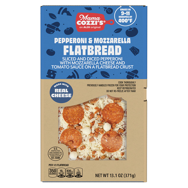 Mama Cozzi's Pizza Kitchen Pepperoni Mozzarella Flatbread Same-Day