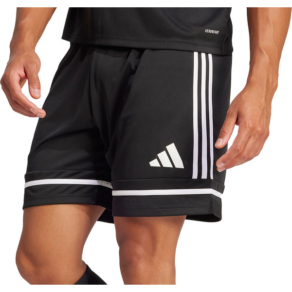 adidas Men's Squadra 25 Soccer Shorts, Small - Black