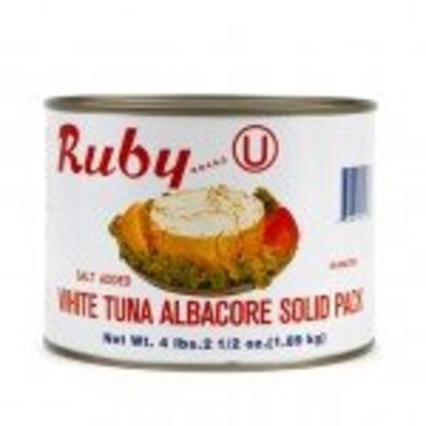 Ruby - Chunk Baby Yellowfin Tuna In Water - 66 oz Can