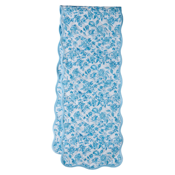 KIRKTON HOUSE Table Runner, Blur Floral Quilted Same-Day Delivery