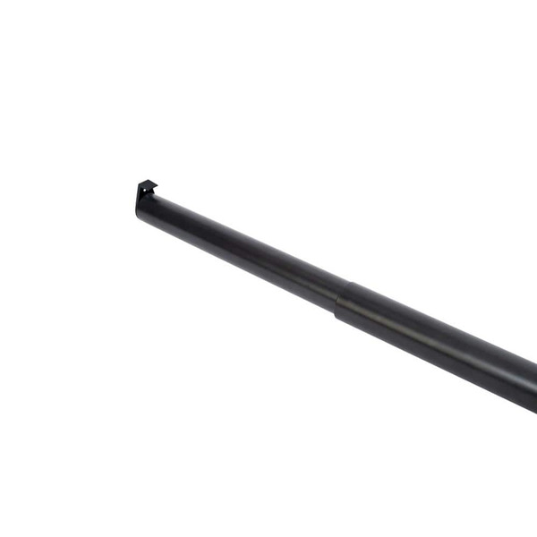 Everbilt 48 In.-72 In. L X 1-1/4 In. W, Matte Black Adjustable Hanging Closet Rod