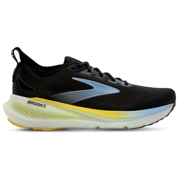 Brooks Men's Glycerin 23 Running Shoes, Size 9.5, Medium/D - Black/Cyber Yellow/Nightlife