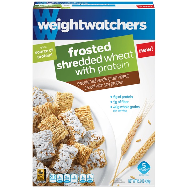Weight Watchers Frosted Shredded Wheat with Protein Cereal (15.5 oz) Instacart