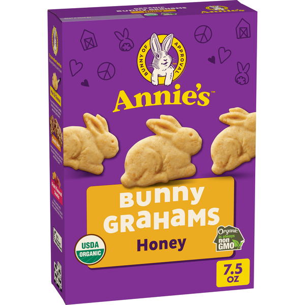 Annie's Organic Baked Bunny Honey Graham Crackers Same-Day