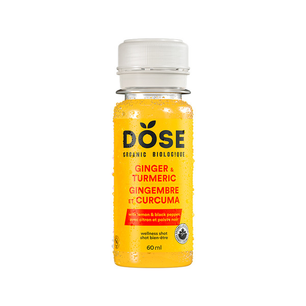 Walmart Dose Organic Ginger & Turmeric Wellness Shot Same-Day Delivery ...