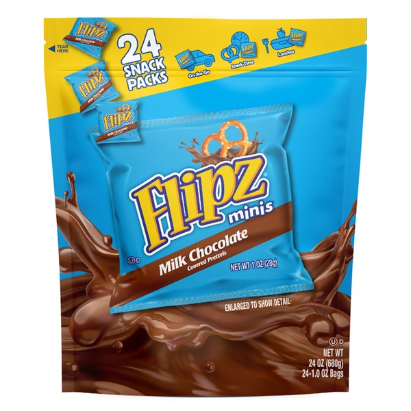 Flipz Milk Chocolate Mini Pretzels (1 oz) from Costco Instacart
