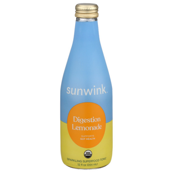 Sunwink Organic Digestion Lemon Sparkling Tonic Same-Day Delivery
