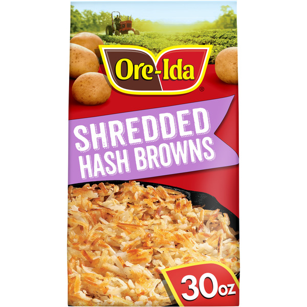 Ore-Ida Shredded Hash Brown Potatoes Frozen Food Snacks