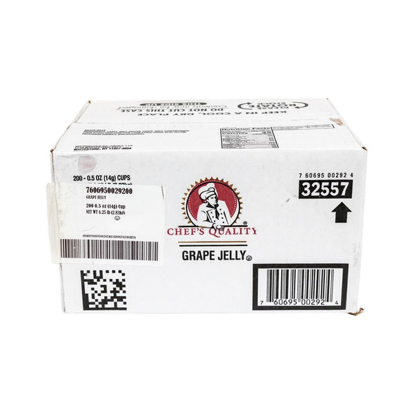 Chef's Quality - Grape Jelly Cups, 2 oz each - 200 ct