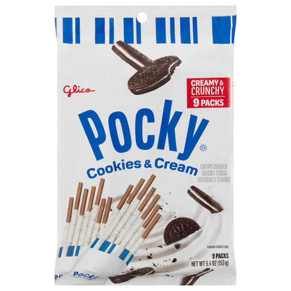 Pocky Cookies & Cream Biscuit Sticks Same-Day Delivery | HMart