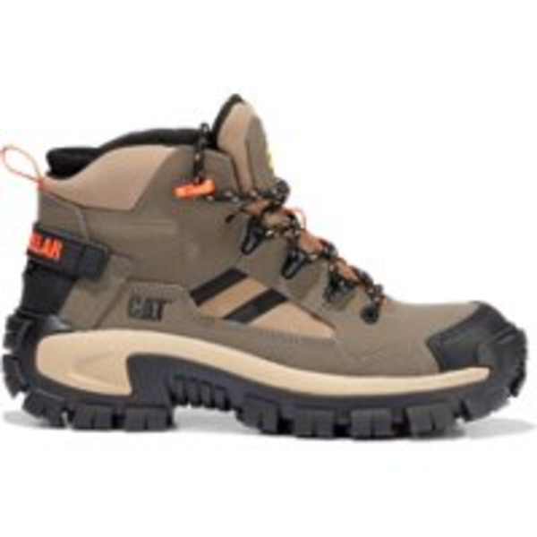 Cat Footwear Men's Invader Mid Vent Composite Toe Work Boots, Size 10.5