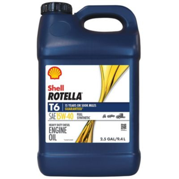 Shell Rotella 2.5 gal. 15W-40 T6 Full Synthetic Motor Oil